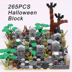Halloween Building Blocks Set 99-265pcs Graveyard Construction Bricks