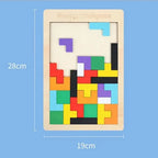 Wooden Puzzle – Tangram Brain Teaser