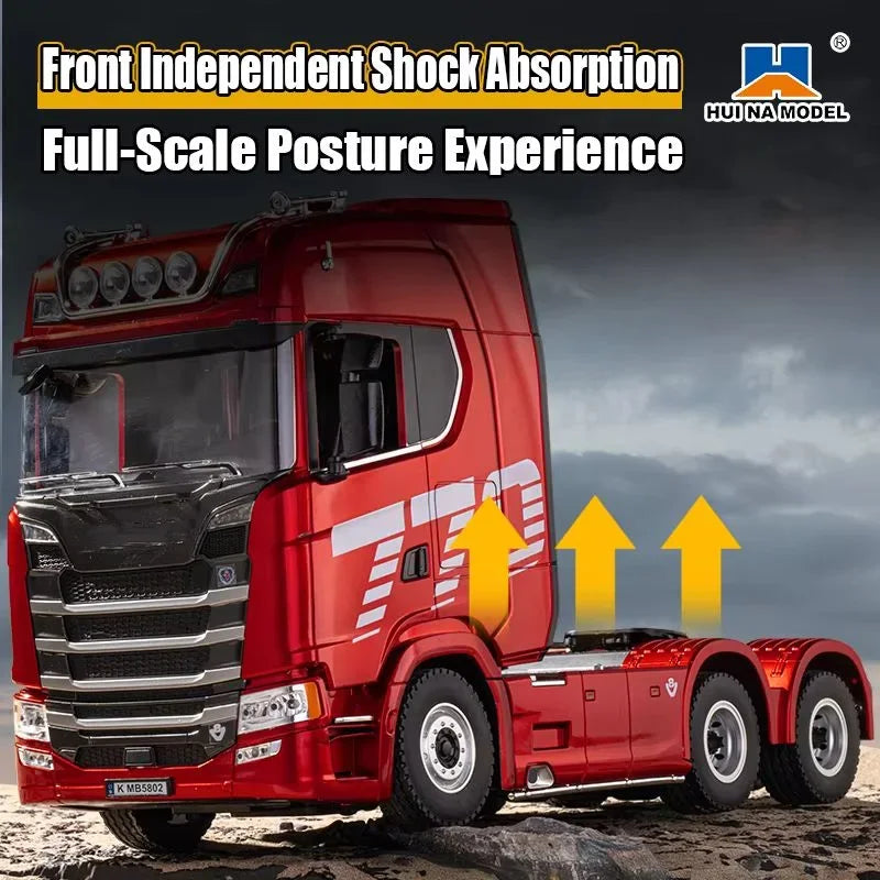 RC Construction Truck – 1:18 Engineering Trailer with Light & Sound