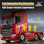 RC Construction Truck – 1:18 Engineering Trailer with Light & Sound