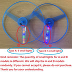 LED Flying Disc Toy – Luminous Pull String UFO Outdoor Game