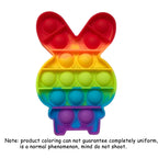 Push Pop Fidget Toy – Rainbow Bubble Sensory Stress Relief Game