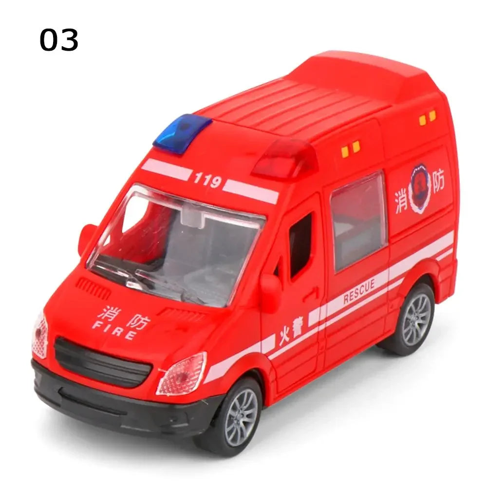 Diecast Emergency Vehicle – Police, Fire Truck & Ambulance