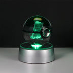 3D Crystal Ball Night Light – LED Decorative Display Lamp