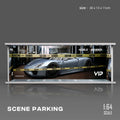1/64 Garage scene Model Scene with Light Version Simulation Model Scene Decoration Collect (Excluding dolls and car models)