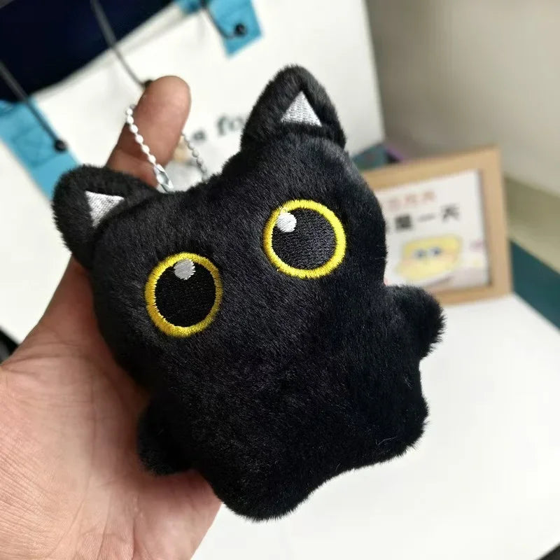 Cute Black Cat Plush Toy Shadow Doll Soft Cushion For Kids Room Decor Cat Lovers Gift