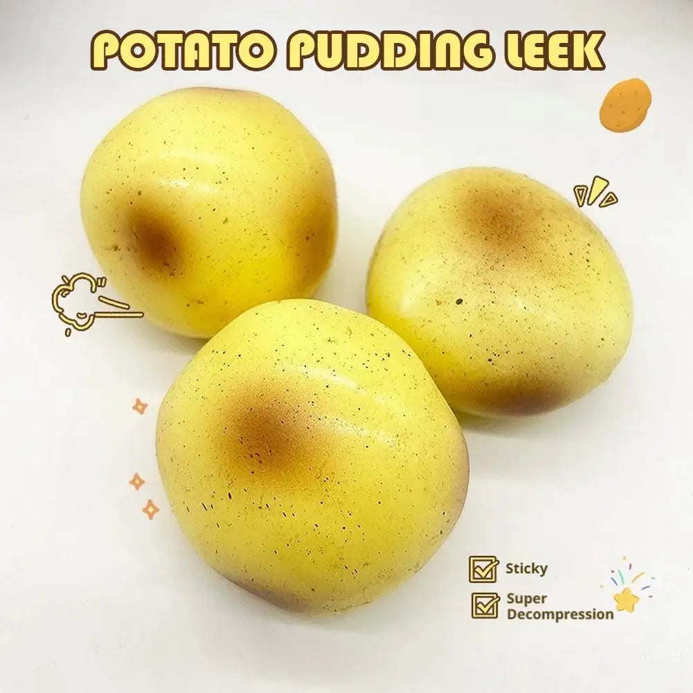 Potato Squishy Toy – Slow Rise Stress Ball Soft Squeeze Fidget
