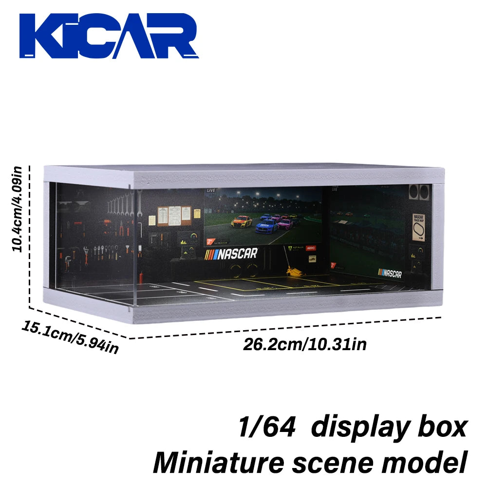 1:64 Model Car Parking Garage – Miniature Display Scene