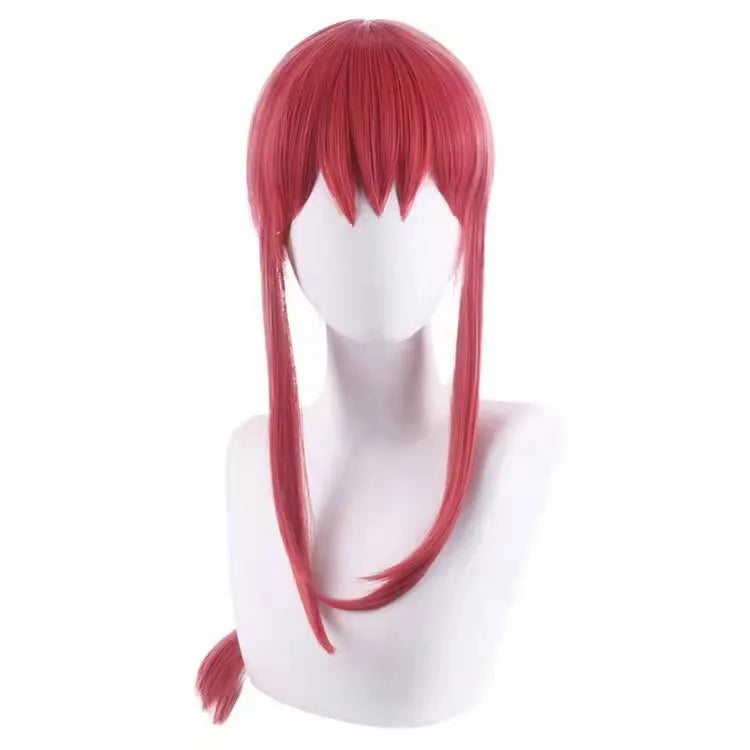 Makima Cosplay wig Anime Chains-aw Man Makima Cosplay Costumes Trench Shirt Tie Pants Men Women Suits Halloween Uniform