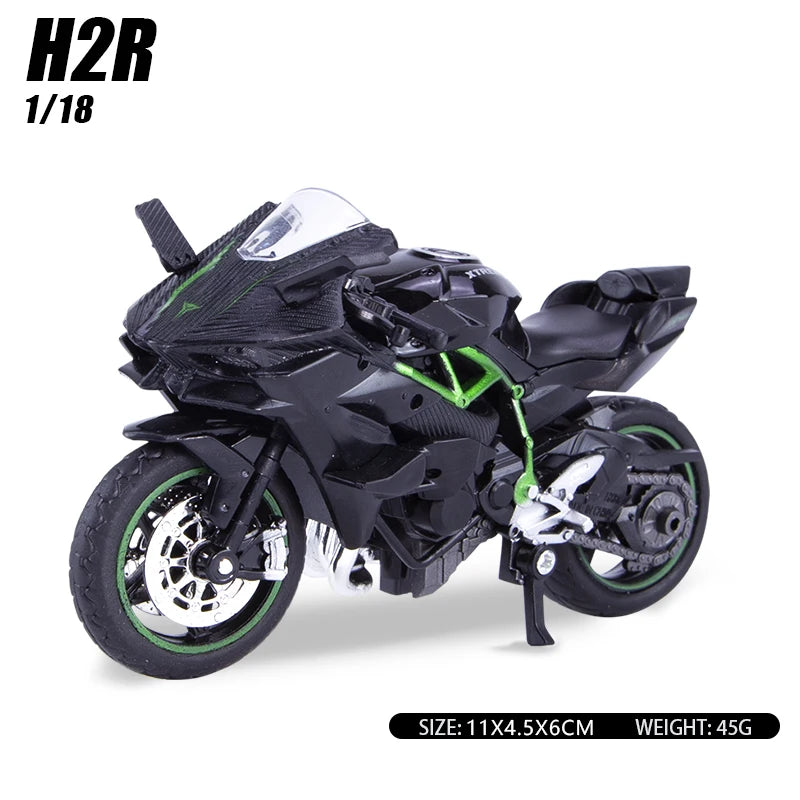 Diecast Motorcycle Model – 1:18 Metal Toy