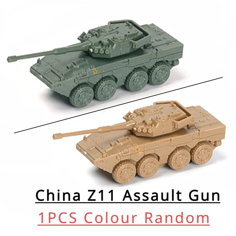 Tank Model Kit – 1:144 Scale Military Vehicle Set