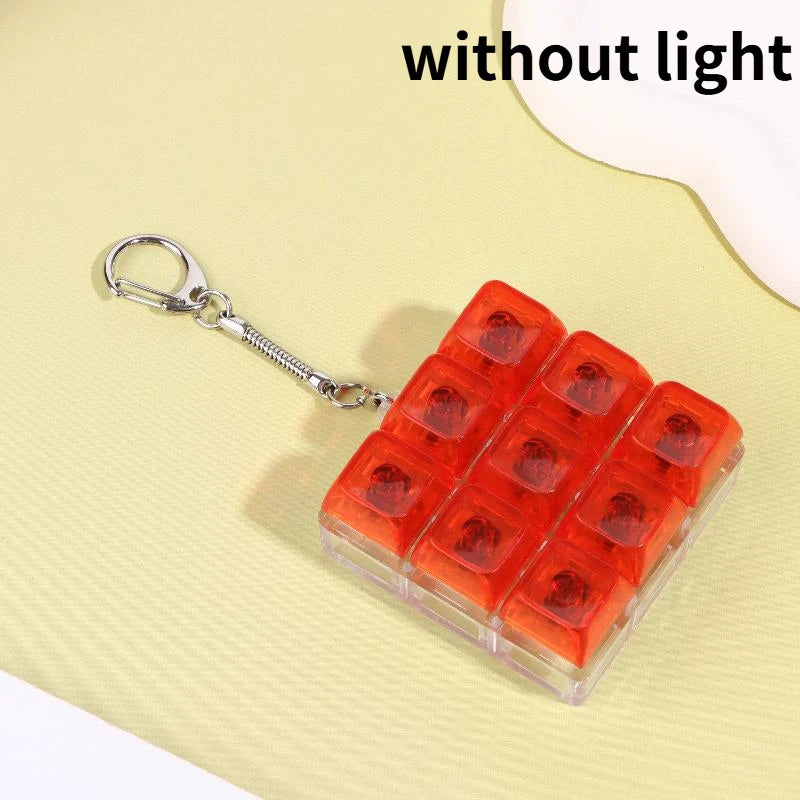Mechanical Keyboard Key Tester – LED Keycap Fidget Keychain
