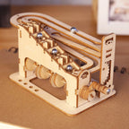 3D Wooden Puzzle – Marble Run Kit