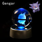 3D Crystal Ball Lamp – Glass LED Night Light Collectible