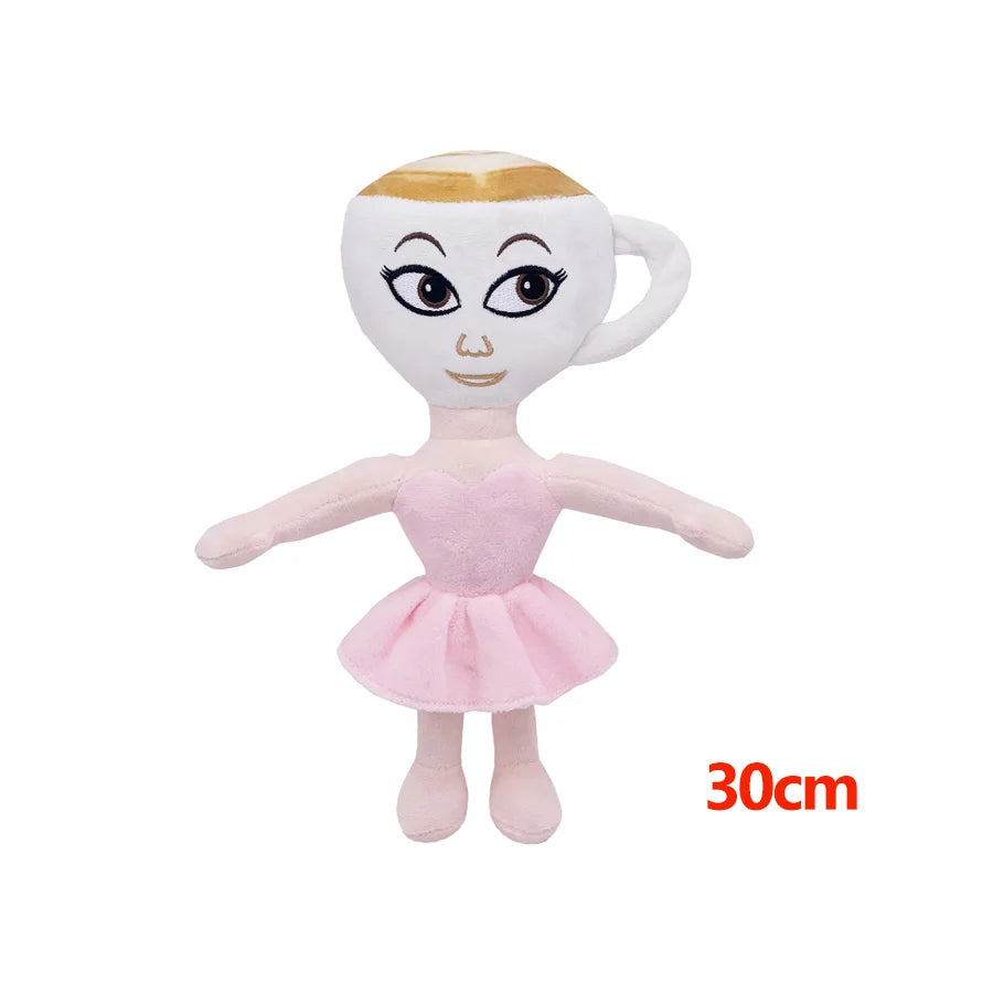 Tungtungsahur Italian Brainrot Tralalero Tralala Ballerina Cappuccina Animal Plush Toy Fun Plush Toy Companion Doll Gift