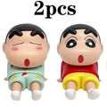 Anime Figure Phone Holder Kawaii Desktop Ornament 12cm