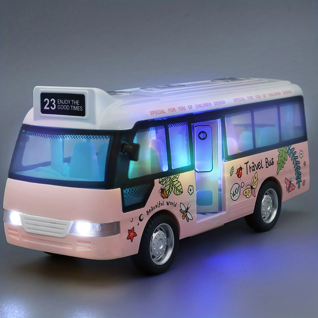 Diecast City Bus – Pull-Back Toy