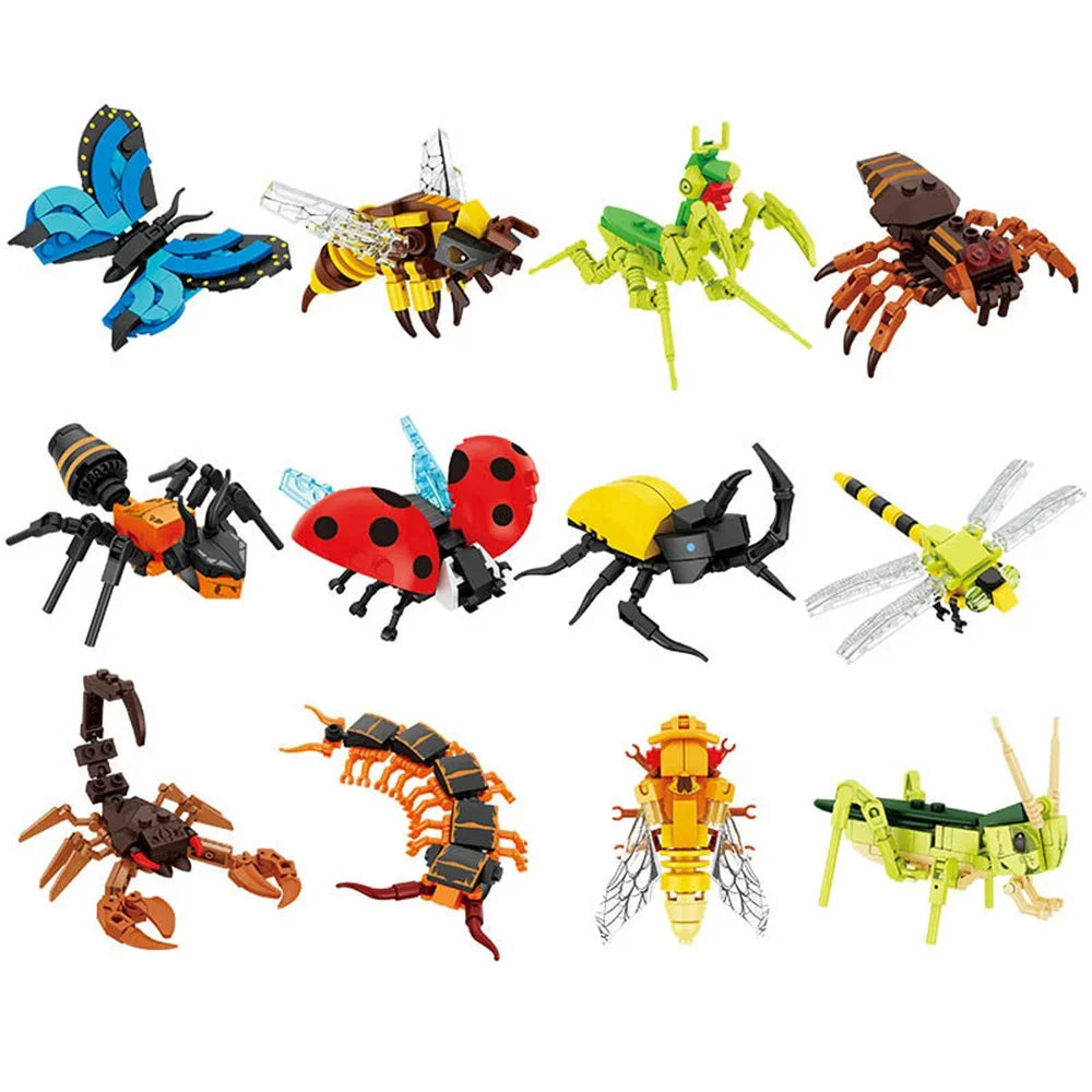 Insect Building Blocks – DIY Bee, Ant & Butterfly Model Set