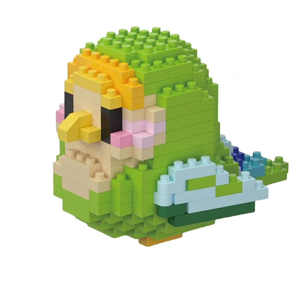 Parrot Building Blocks – Colorful Micro 3D Model Kit