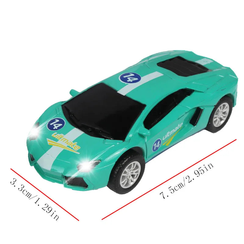 Slot Car Racing Toy 1:64 Electric Race Track Car
