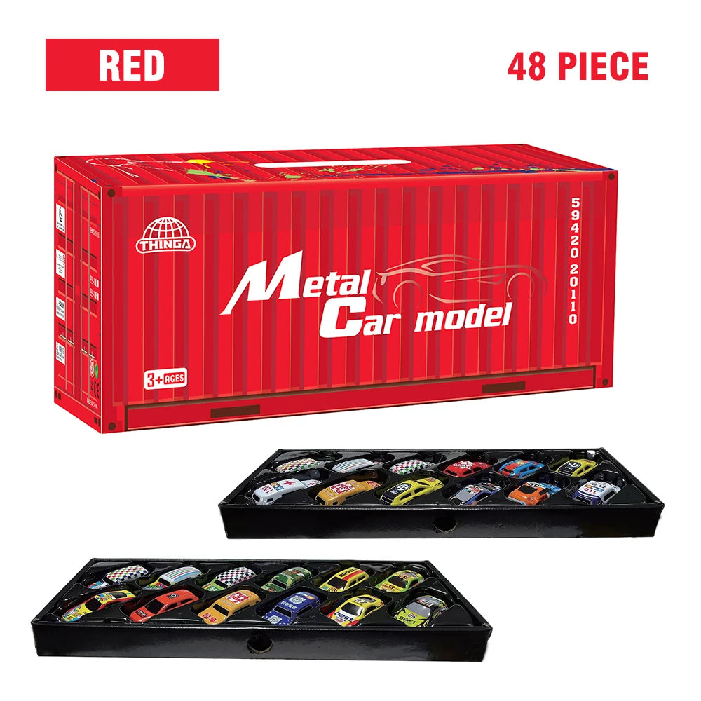Mini Pull Back Cars Set – Plastic Vehicle Collection