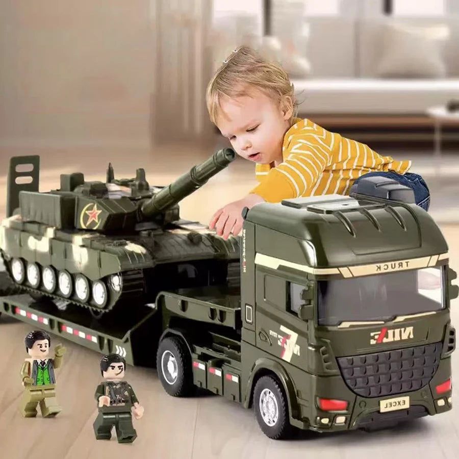Toy Construction Truck – Excavator Transport Vehicle for Kids