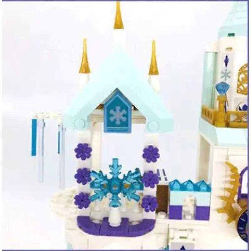 Frozen Snow Castle Building Blocks Set for Girls