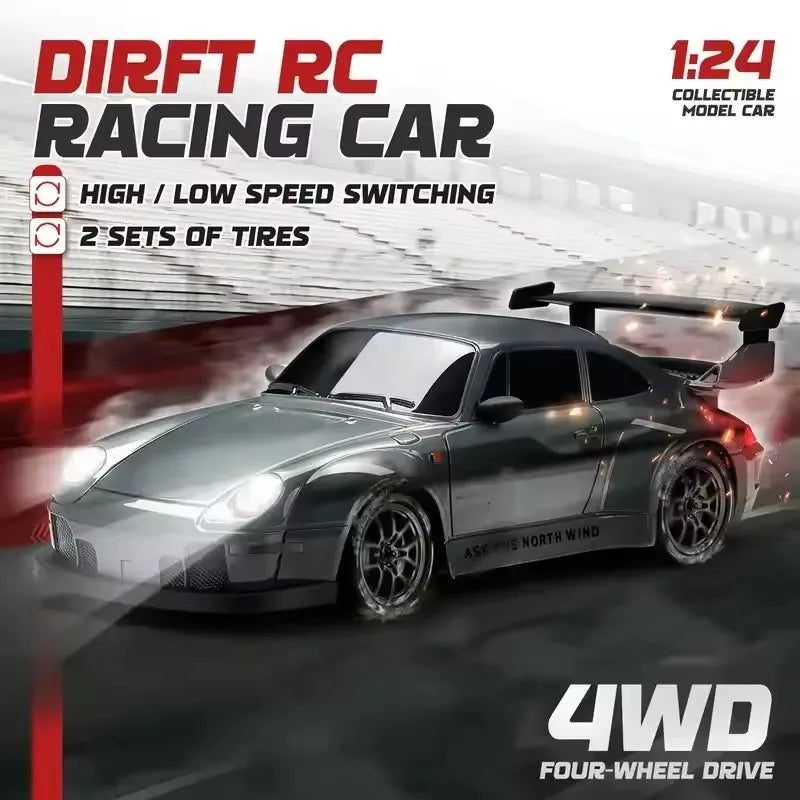 RC Drift Car 1:24 4WD High Speed Remote Control Racing Car