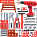 38/42 PCS Pretend Tools Kit Kids Play Repair Tool Set Plastic Construction Toys with Screwdrivers for Toddler Boys Girls Child