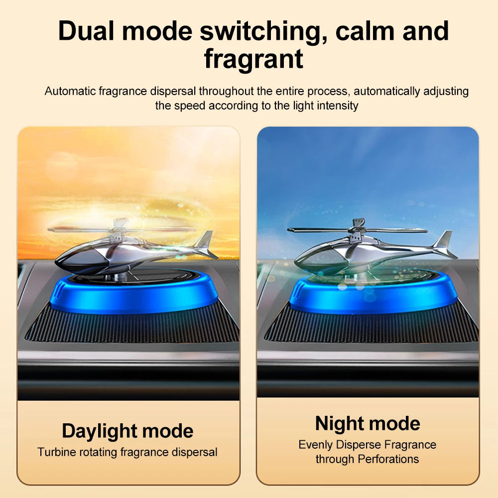 Solar Car Air Freshener – Rotating Diffuser