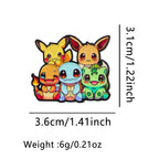 Cute Cartoon Animals Enamel Pin Anime Figures Brooch Lapel Pins Badge on Backpack Clothing Accessories Jewelry Friends Gifts