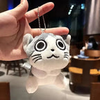 Kawaii Cute Mini Plush 10cm Cats Animal Stuffed Doll Keychain Instagram Style Bag Hanging Schoolbag Pendant Kids Gift