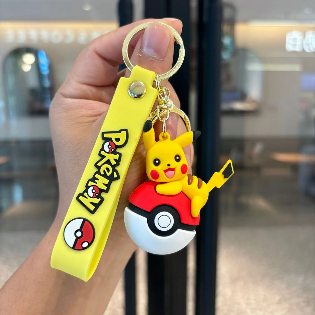 Anime Keychain Set – Silicone Character Charms for Bags & Backpacks