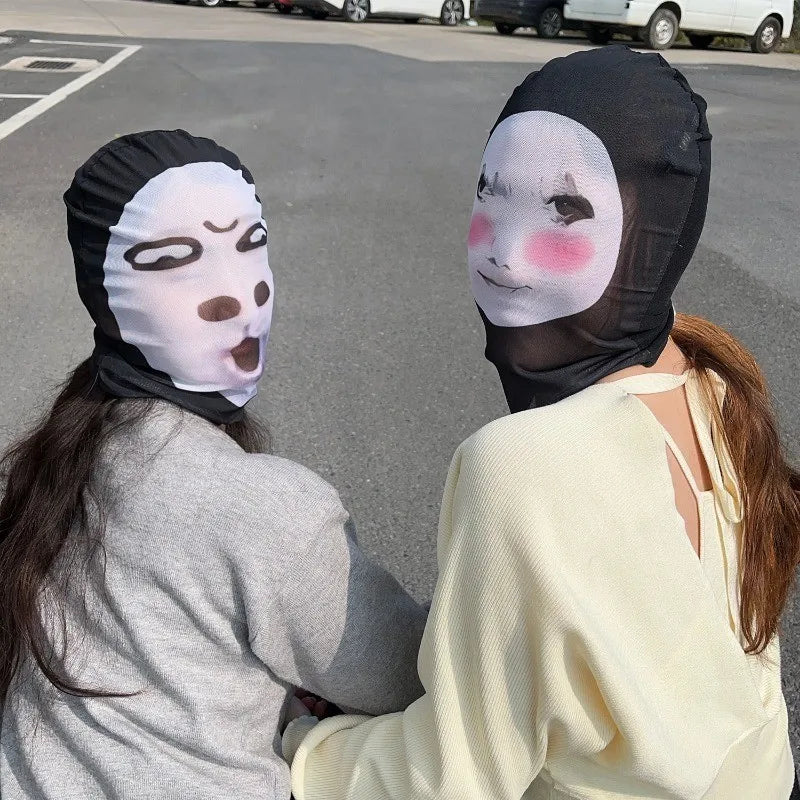 1/2/5PCs Funny 3D Elastic Realistic Celebrity Mask Visualized Masks Full Face Cosplay Balaclava Halloween Party Props Headcovers