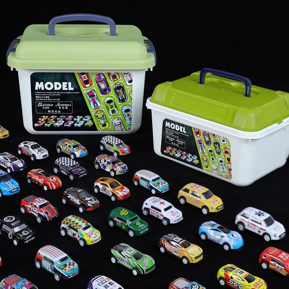 Diecast Car Set – Mini Metal Cars