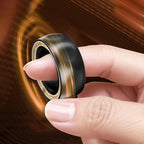 Magnetic Spinner Ring – Metal Fidget Toy for Stress Relief