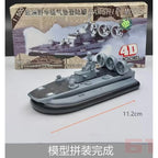 Battleship Model Kit – 1:1200 Scale Warship Assembly