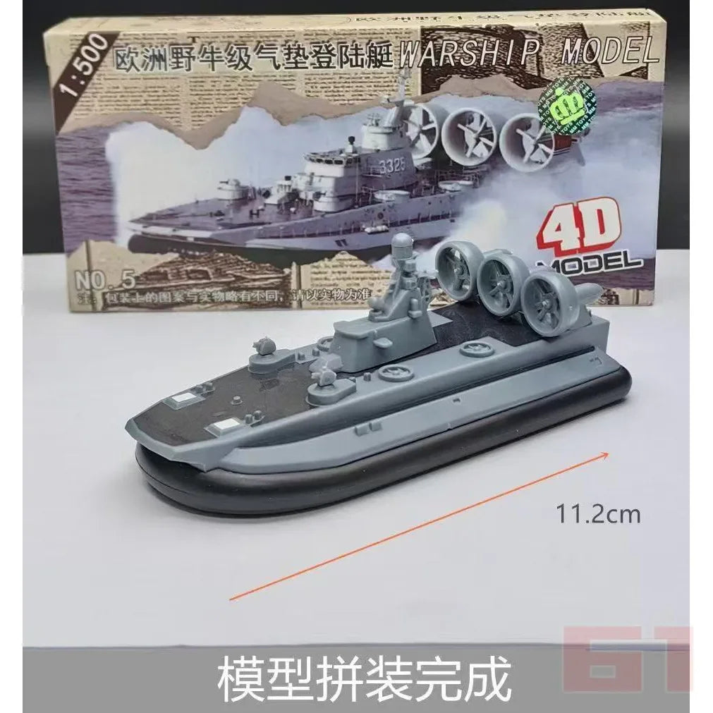 Battleship Model Kit – 1:1200 Scale Warship Assembly
