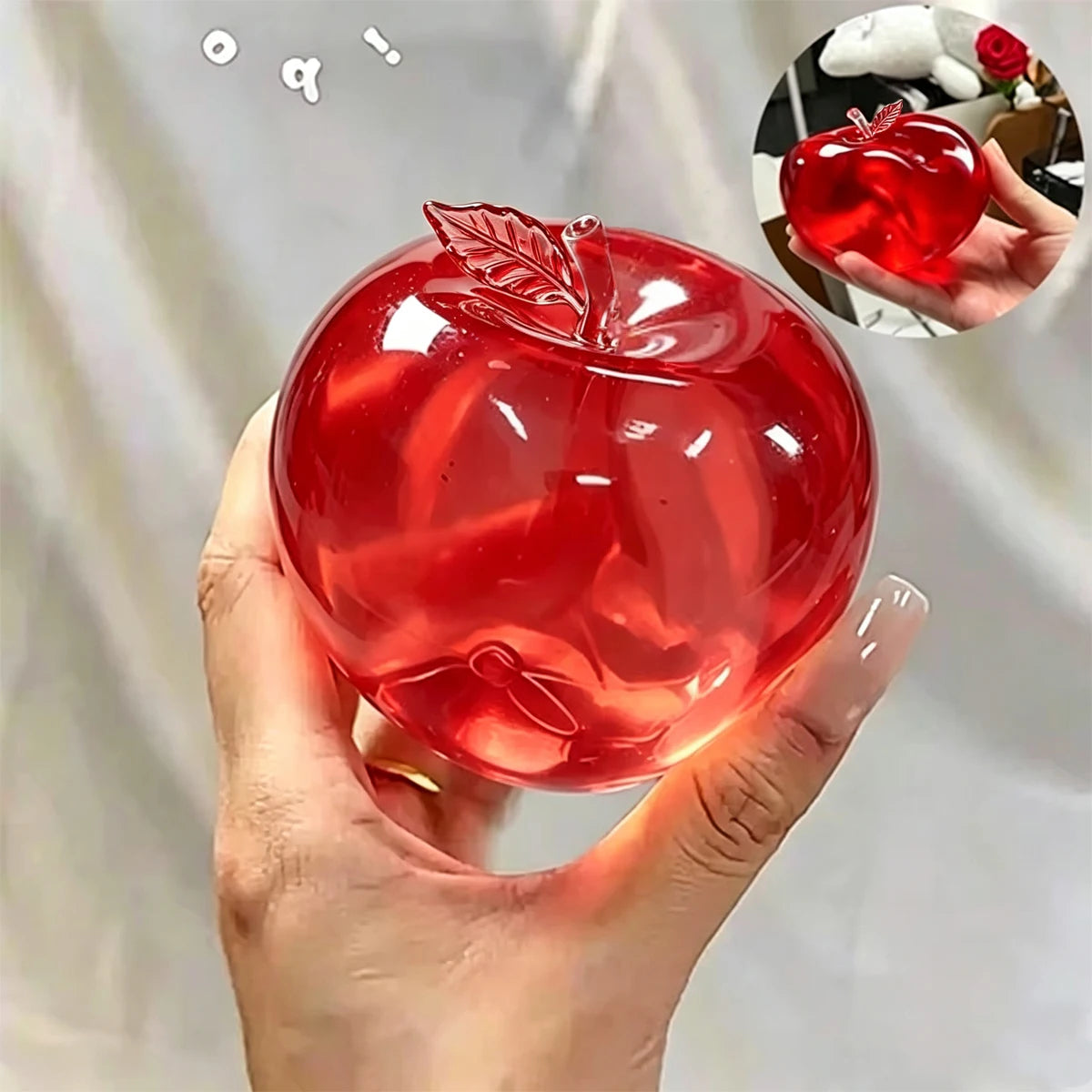 Apple Squishy Fidget Toy – Slow Rising Fruit Squeeze Toy
