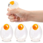 Egg Squishy Ball – Clear Squeeze Sensory Stress Relief Toy