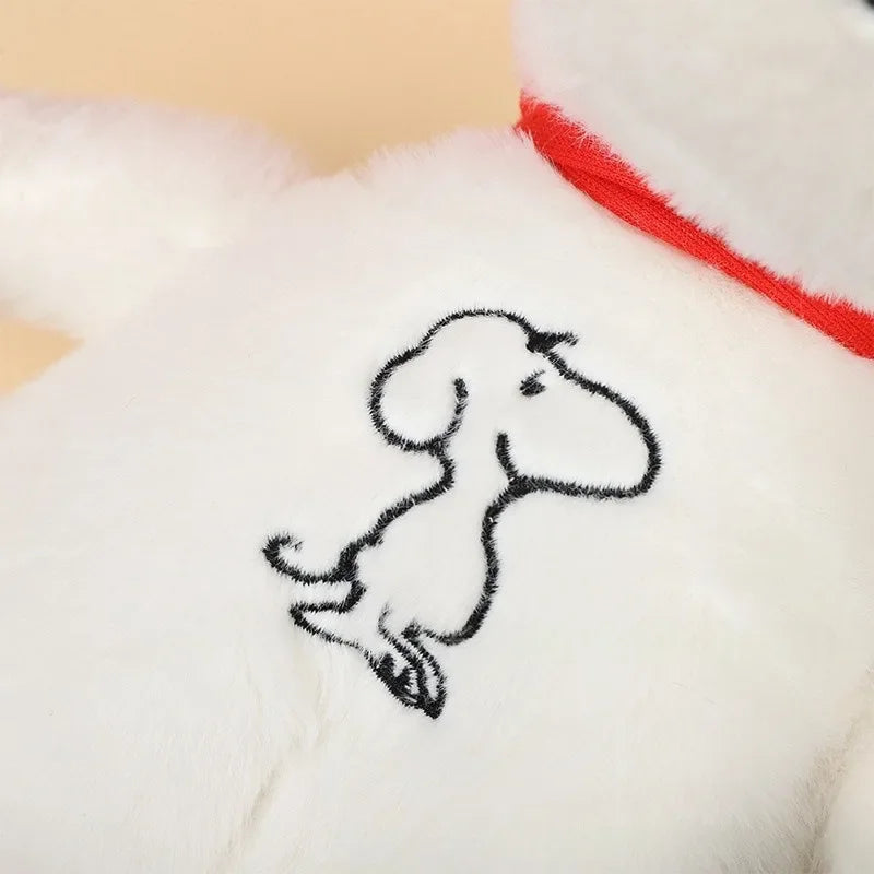 White Dog Plush Toy – Soft Sleeping Companion