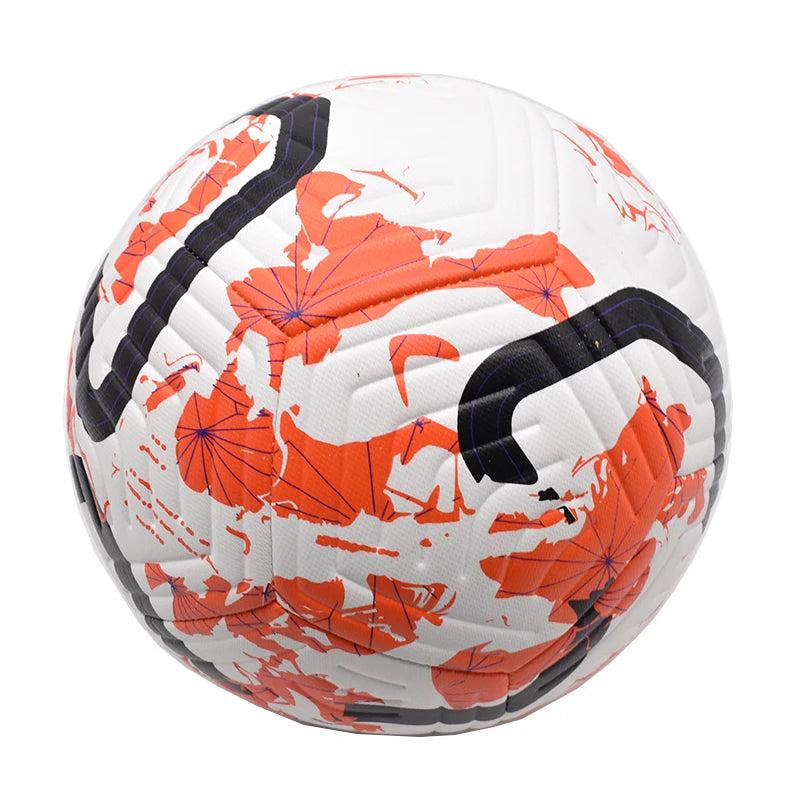 Soccer Ball Size 5 PU Machine-Stitched Match Training Football