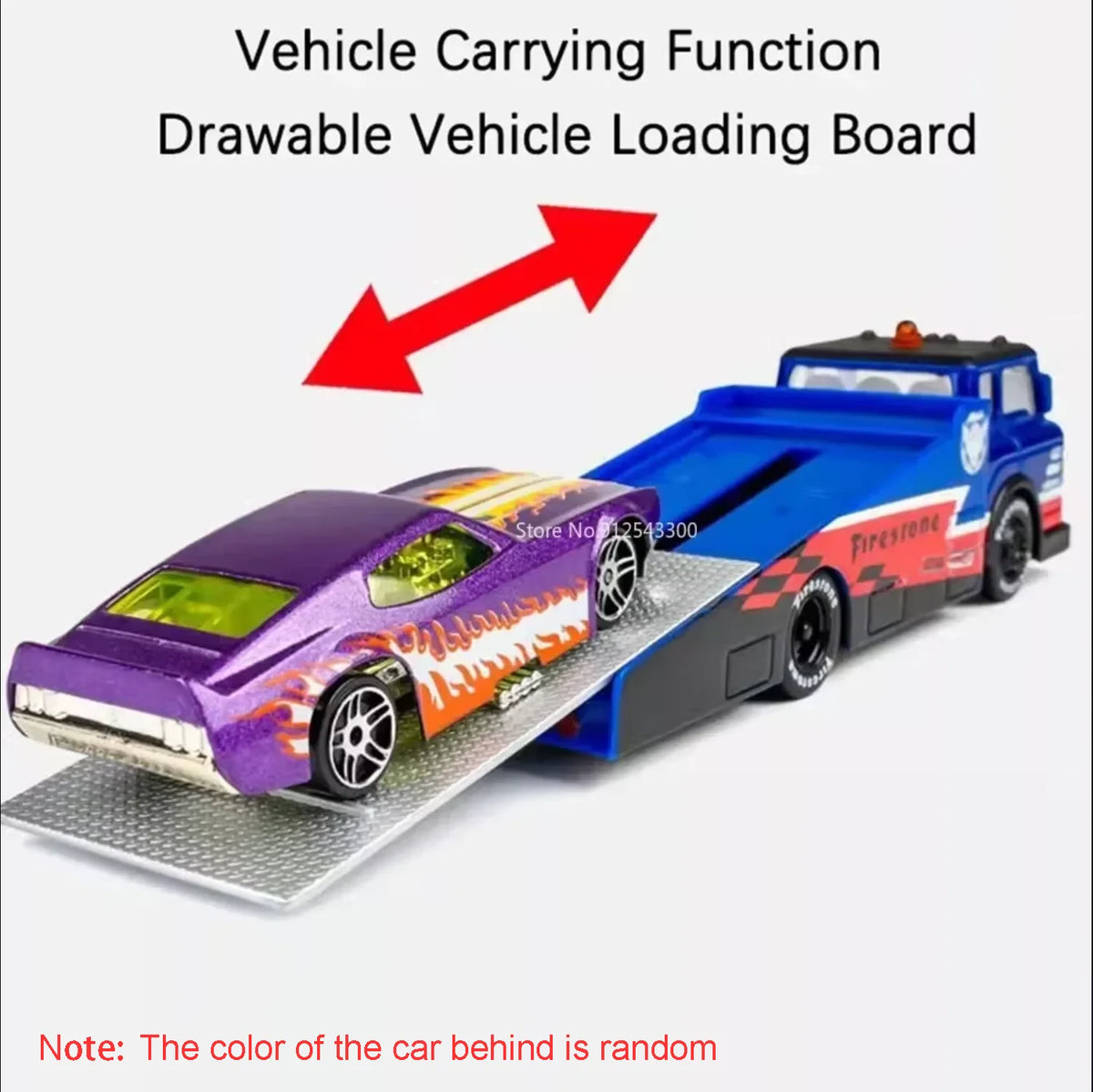 Diecast Trailer – 1:64 Metal Pull-Back Toy