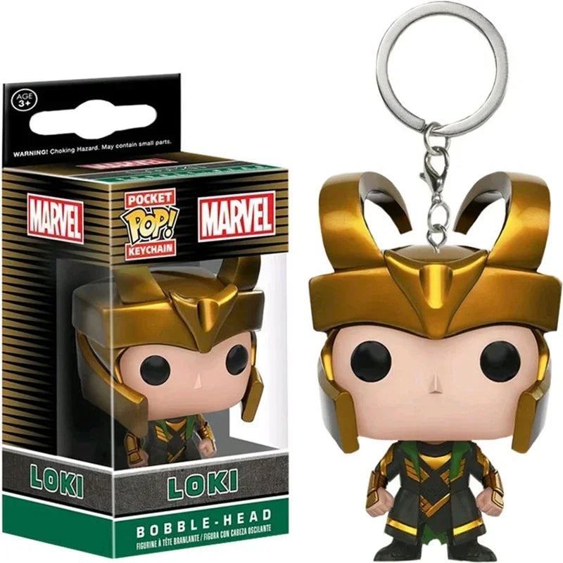 Superhero Keychain Figure – 4cm Vinyl Collectible Toy