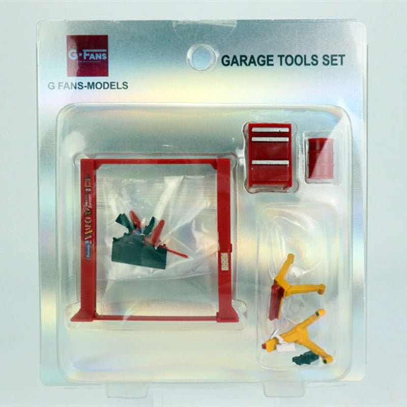 1:64 Diecast Car Model – Maintenance Scene Set