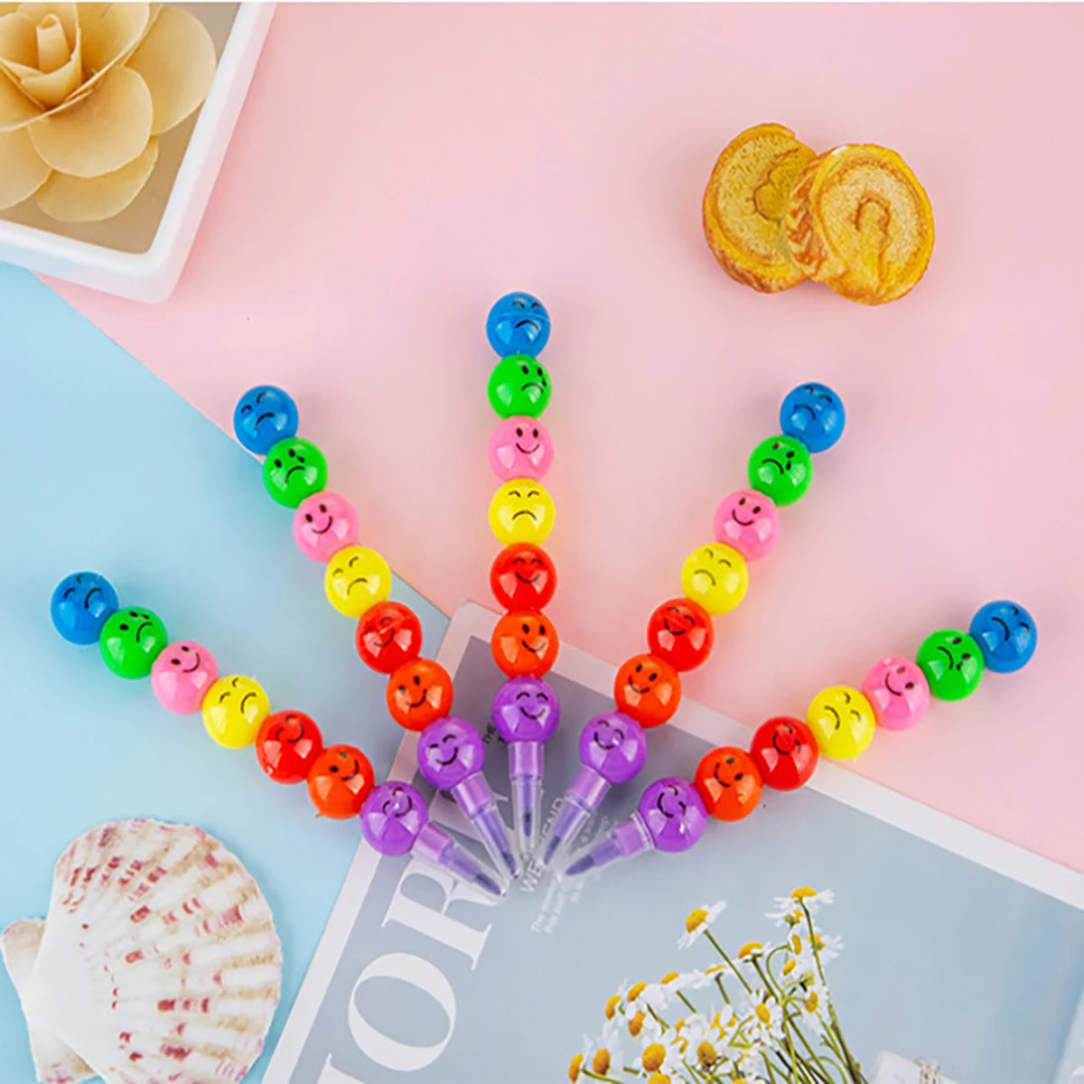 Lollipop Building Block Pencil – Creative Novelty Writing Toy