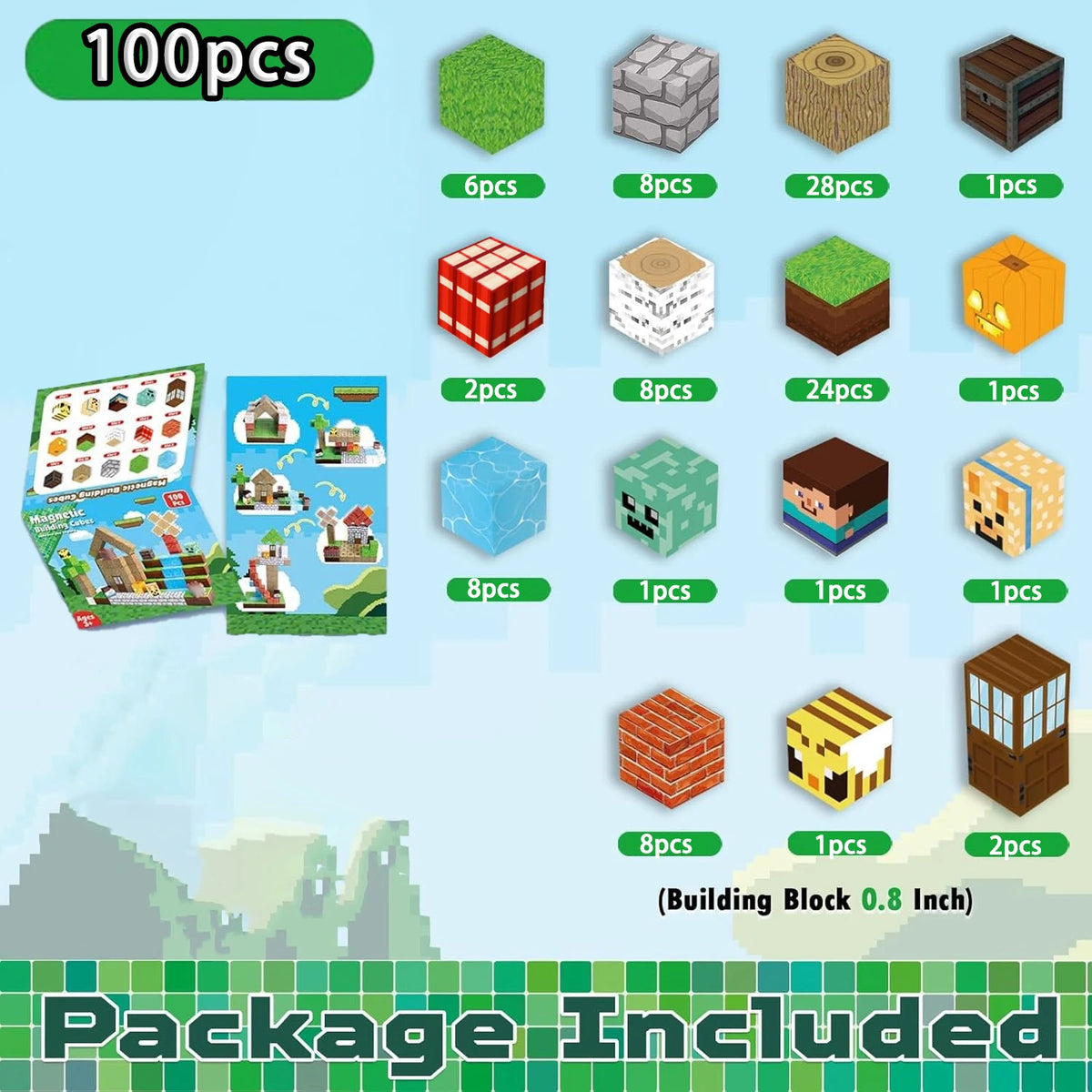 Magnetic Building Blocks – Creative House Set