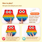 Pop It Fidget Toy – Rainbow Bubble Push Pop Sensory Toy