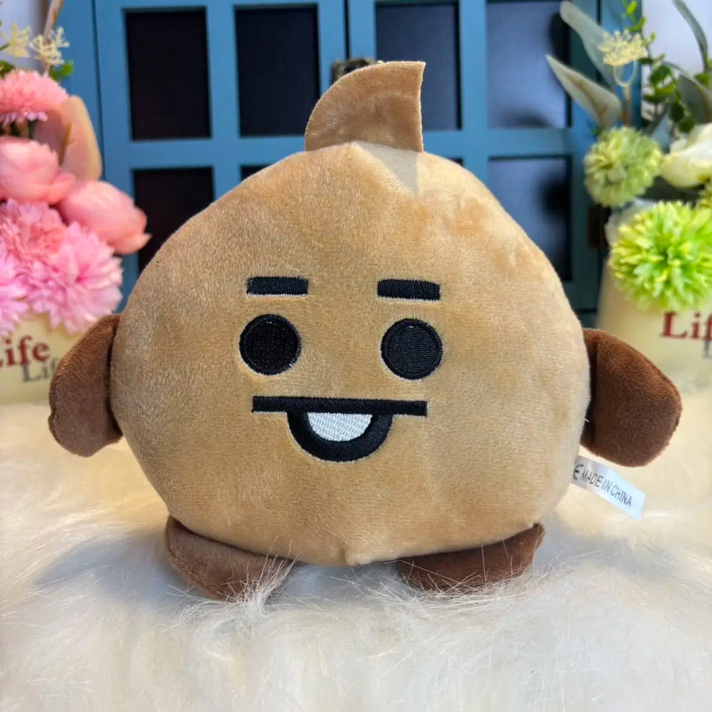 Hot B-T-21 Plush Toy Tata Koay Shooky Mang Cooky Cartoon Animal Backpack Key Mobile Phone Pendant Office Toys Friend Gift