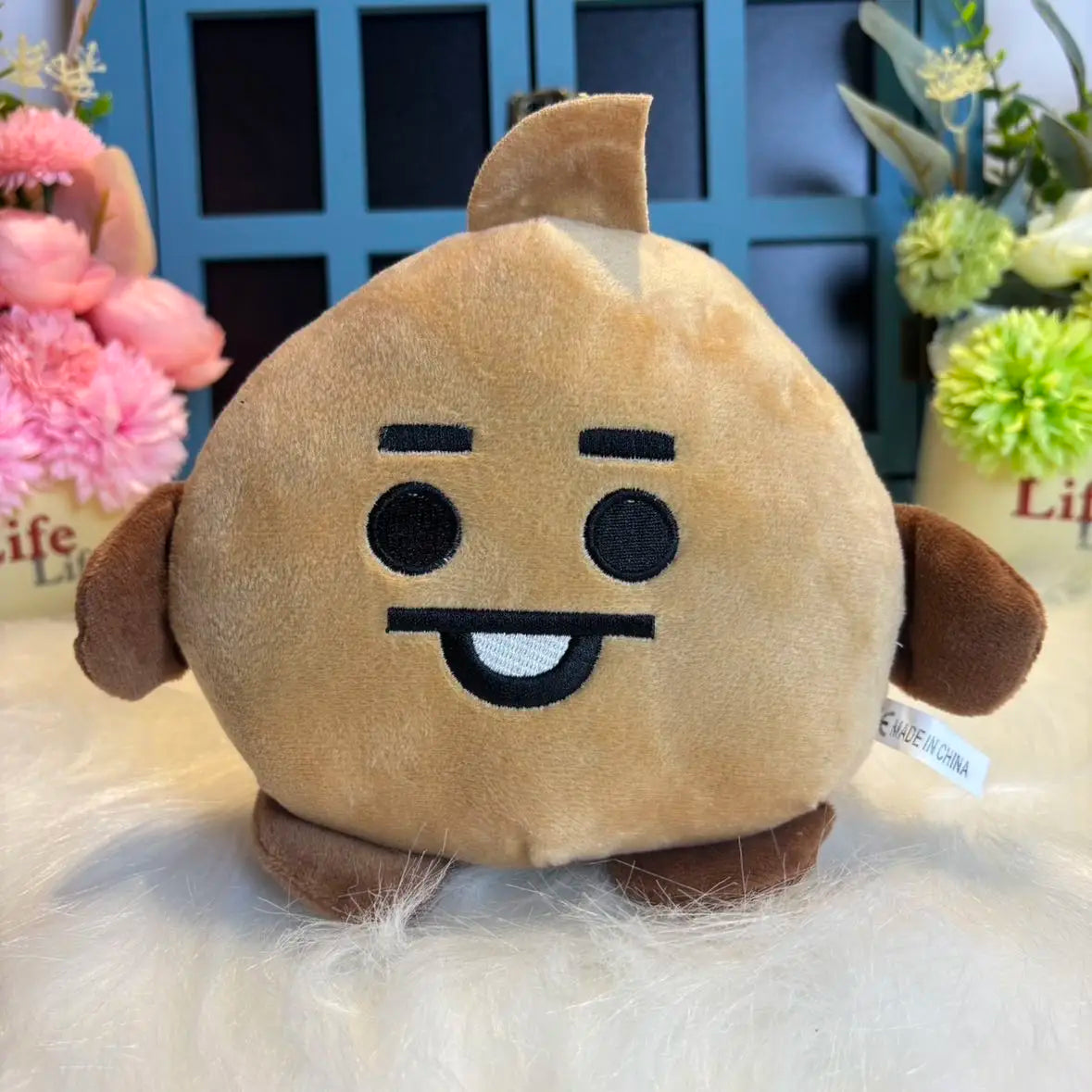 Hot B-T-21 Plush Toy Tata Koay Shooky Mang Cooky Cartoon Animal Backpack Key Mobile Phone Pendant Office Toys Friend Gift